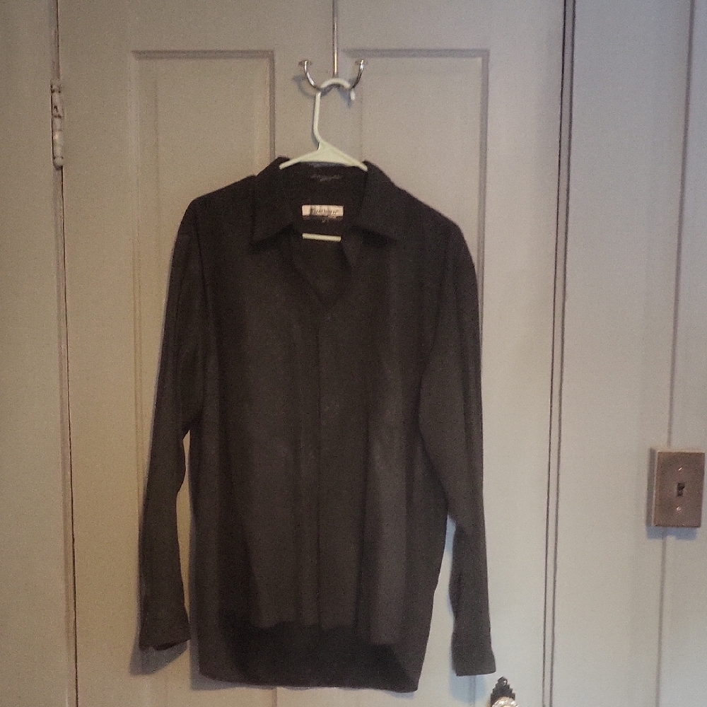 Elegant Charcoal V-Neck Sweater for Men